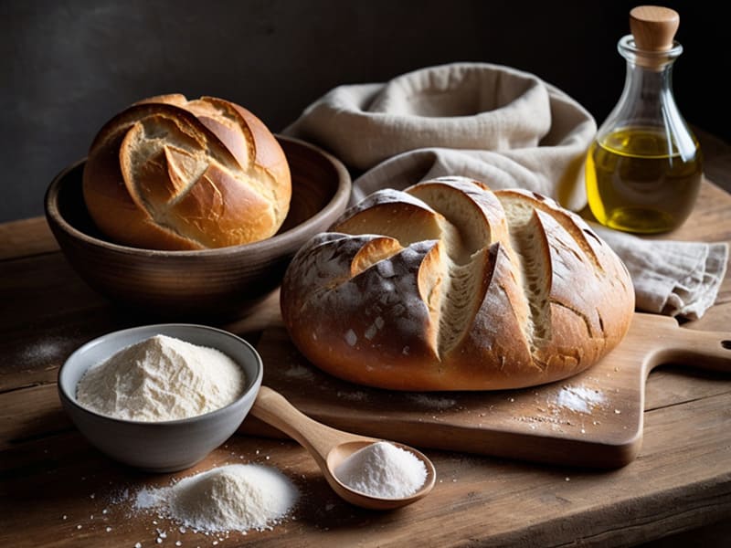 Brot mit Biga-Vorteig